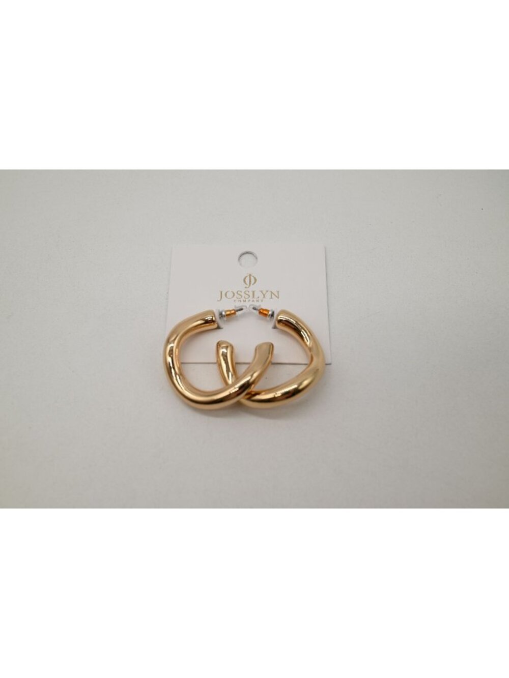 NWT Josslyn Gold Tone Hoop Earrings Classic Statement Fashion Jewelry Gift